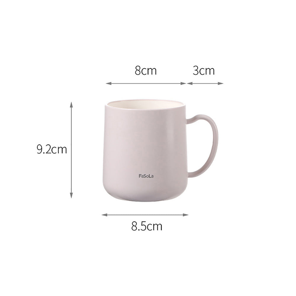 Cốc Sứ FaSoLa Morning & Evening 1 chiếc (Hồng) – phong cách tối giản, tiện dụng