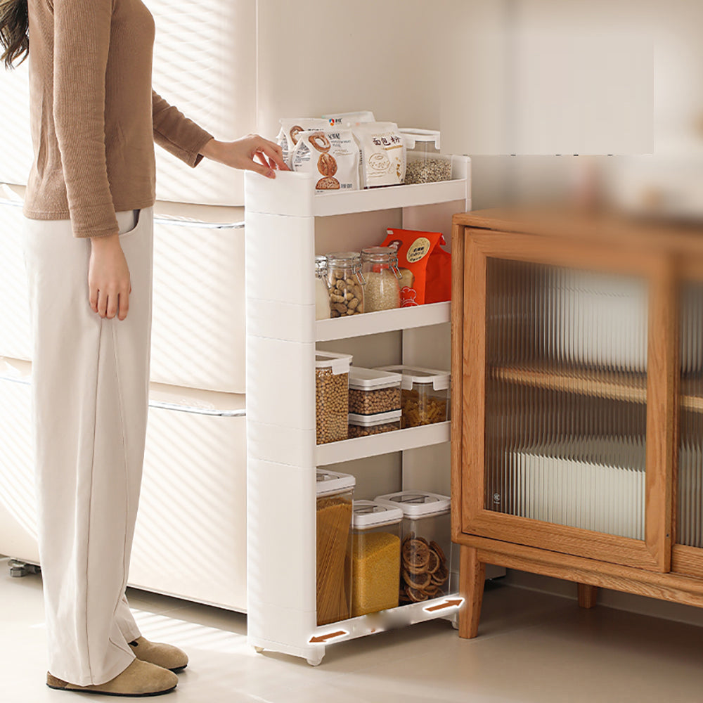 Kệ Đa Năng FaSoLa 4 Tầng Trắng – kệ để gia vị & đồ dùng bếp