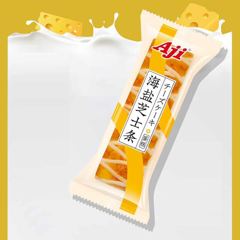 Bánh Xốp Phô Mai Muối Biển Aji 300 g – snack giòn tan, vị béo mặn