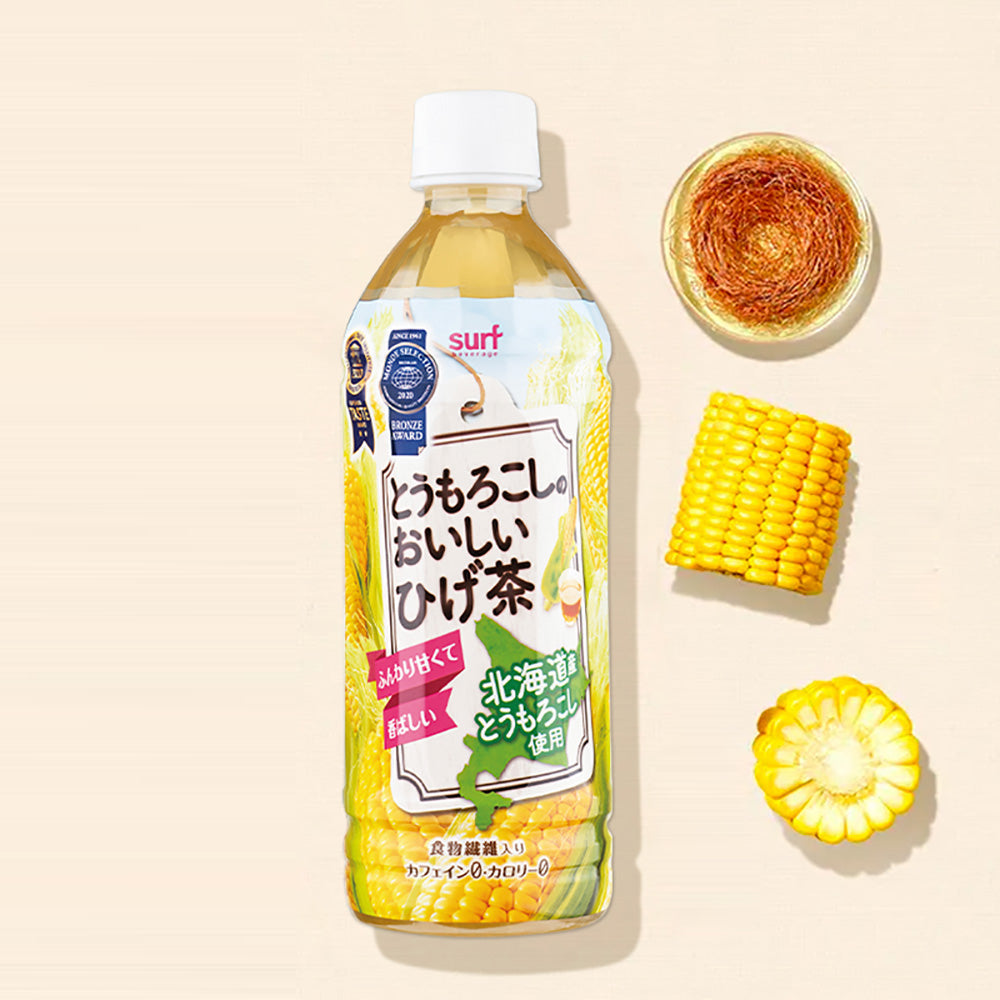 Surf Trà Râu Ngô Hokkaido 500 ml – trà giải khát không caffeine