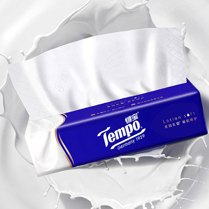 Khăn Giấy Tempo Lotion Soft 70 tờ × 4 gói – mềm mịn, dưỡng ẩm da