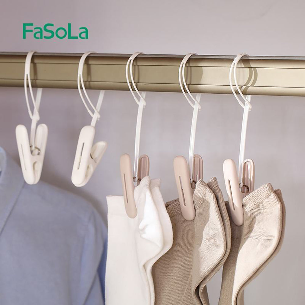 FaSoLa-Hanging-Clothes-Clips---Assorted-Colors,-12-Pieces-1