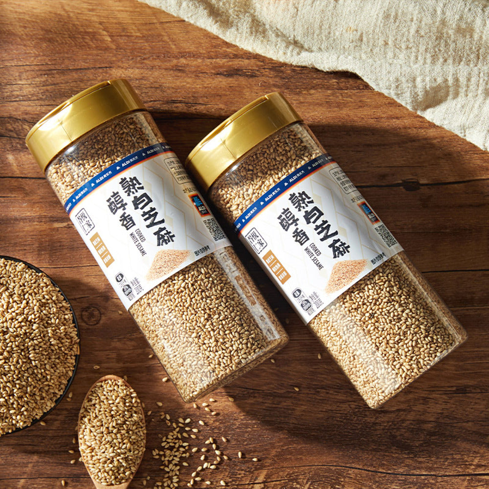 ALDI-GuYue-Renjia-Roasted-White-Sesame-Seeds-200g-–-Limited-Import-3