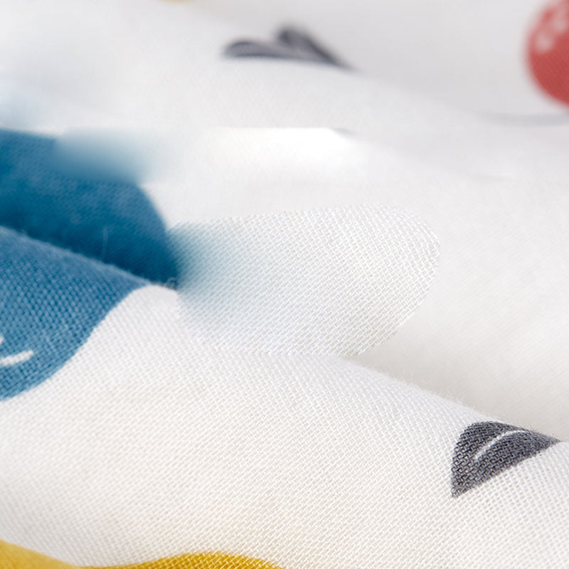 Túi Ngủ Liền Quần KUB 90 cm – cotton gauze hai lớp, họa tiết trái cây