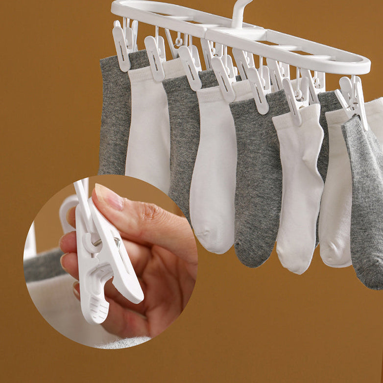 Giá Phơi Gấp Gọn FaSoLa 14 kẹp – phơi vớ & đồ lót, tiết kiệm không gian