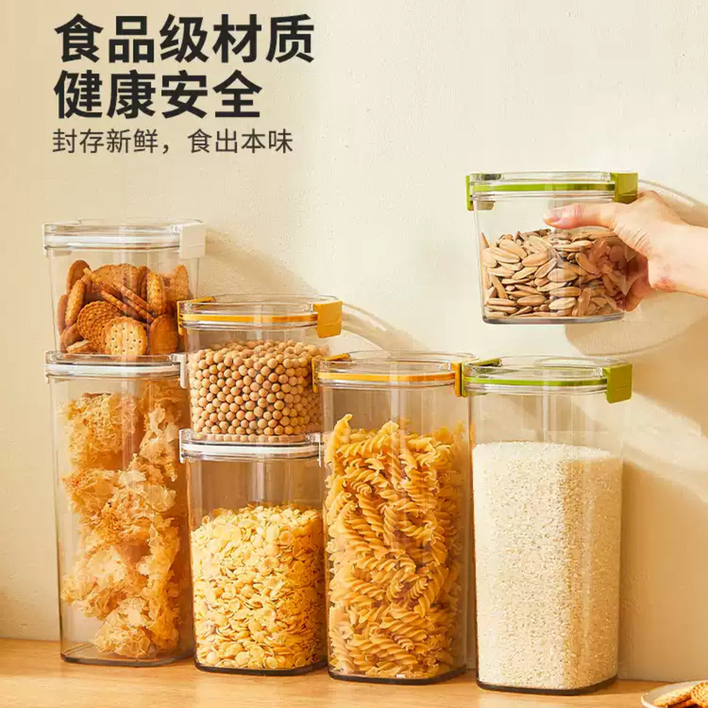 Modern-Sweethome-Airtight-Food-Storage-Container-(White)-–-1300ml---BPA-Free-Clear-Pantry-Organizer-3