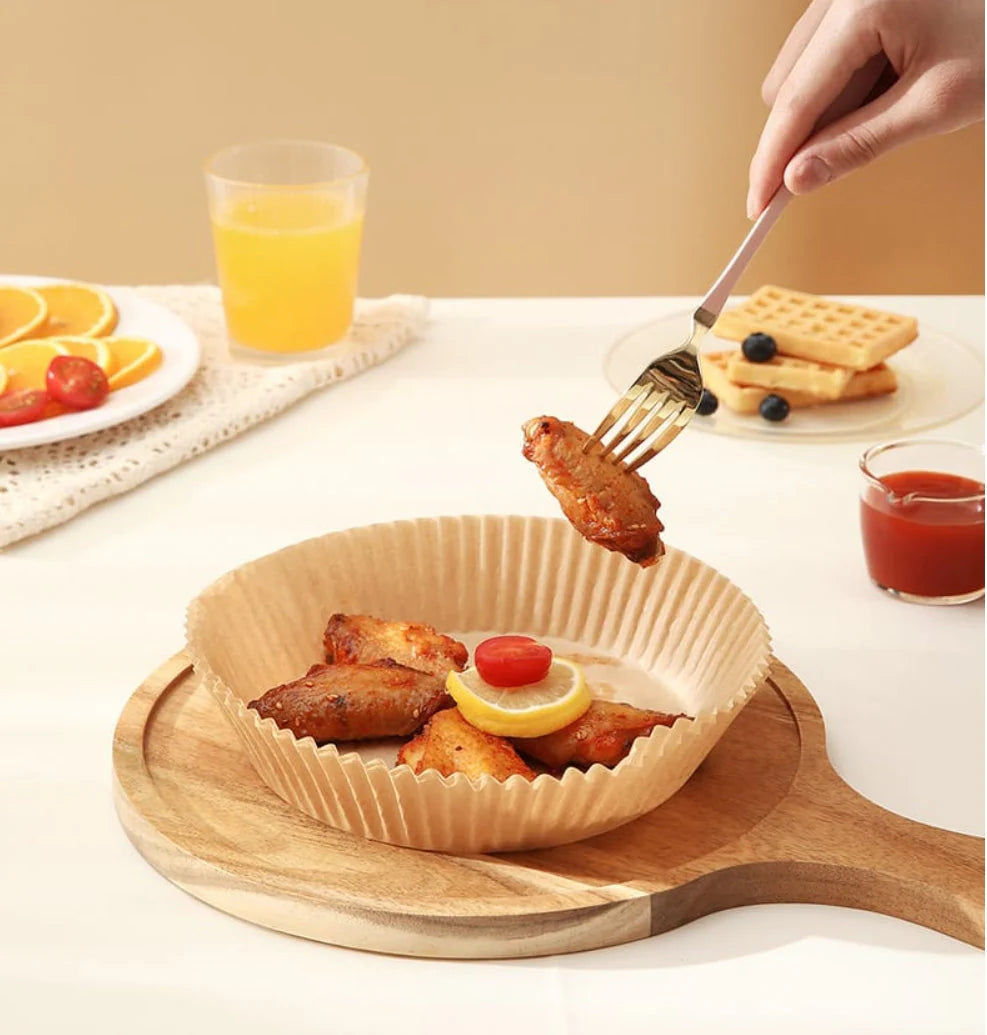 FaSoLa Giấy Lót Nồi Chiên Không Dầu 16 cm × 30 miếng – chống dính tiện lợi