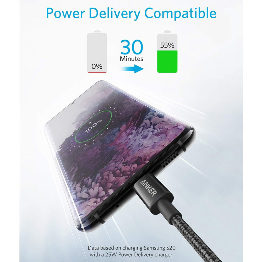 Anker-Fast-Charging-Dual-Type-C-Cable-Black-1m-for-iPhone-15-Series-1