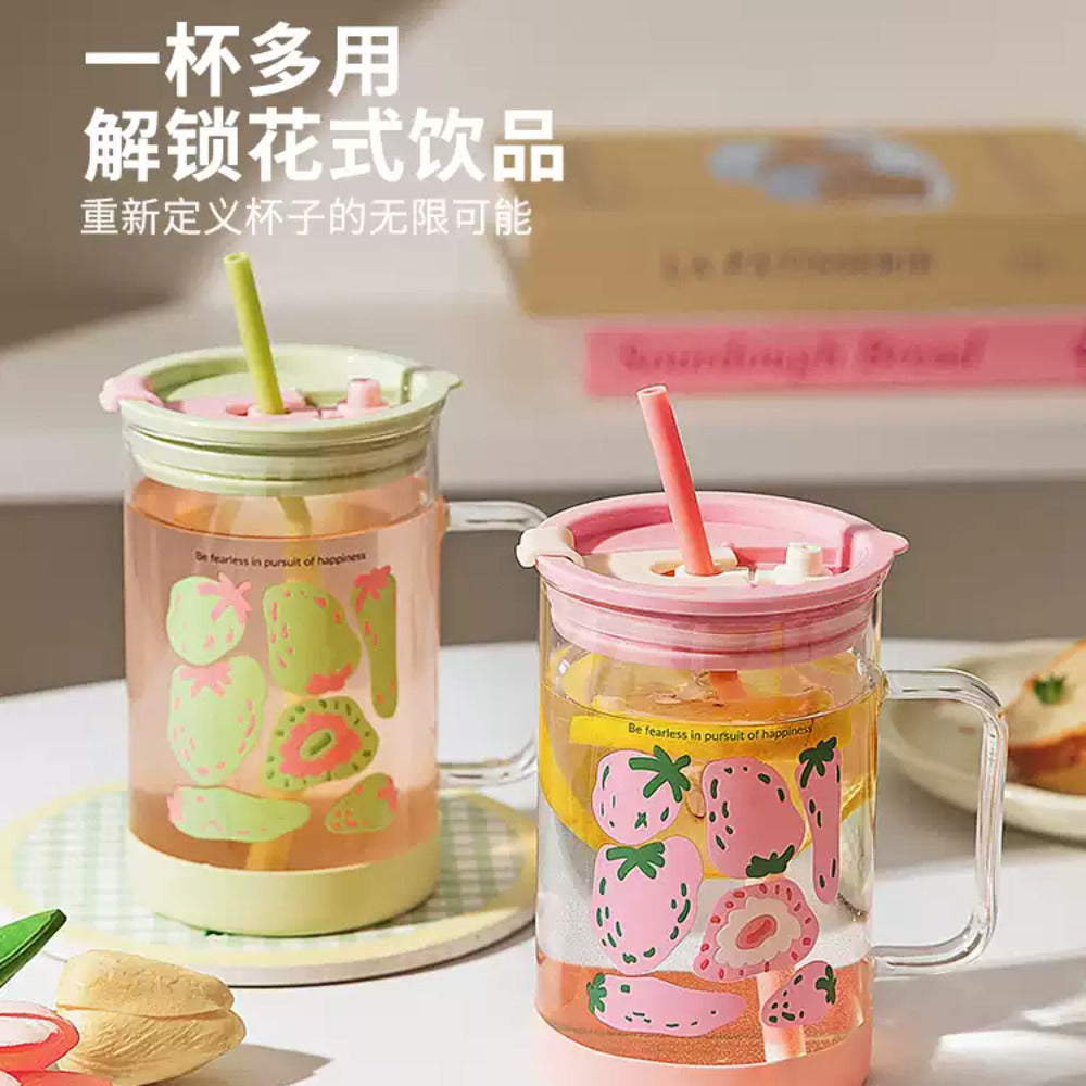 Modern-Housewife-Borosilicate-Glass-Straw-Mug-–-Heat-&-Cold-Resistant,-Green-670ml---Reusable-Iced-Coffee-&-Smoothie-Cup-3
