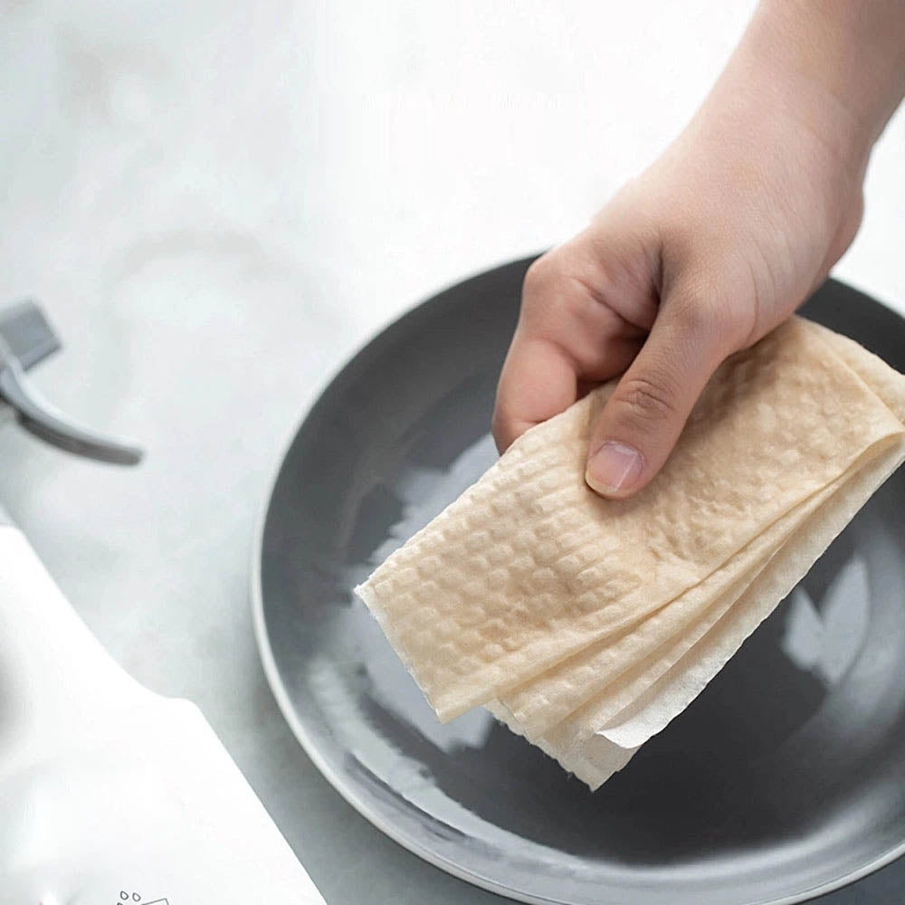 Khăn Lau Sợi Tre Lifease 50 tờ – khăn lau đa năng, thân thiện môi trường