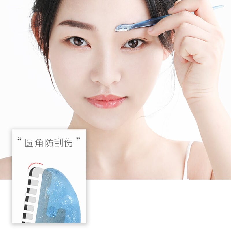 Dao Cạo Chân Mày Kai 3 chiếc – tỉa lông mày an toàn, chuẩn dáng