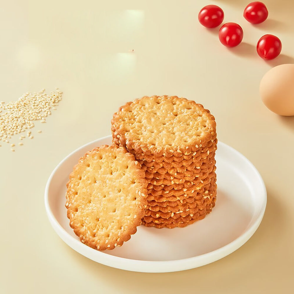 Bánh quy vừng Garden Pop-Pan 225 g – giòn rụm, thơm vị mè