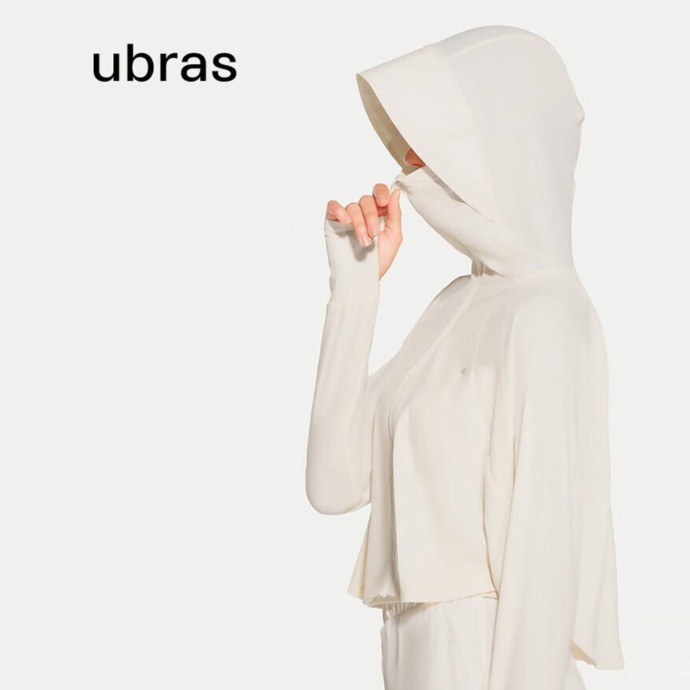 Áo khoác chống nắng mũ liền Ubras size S – vải mát, chống tia UV