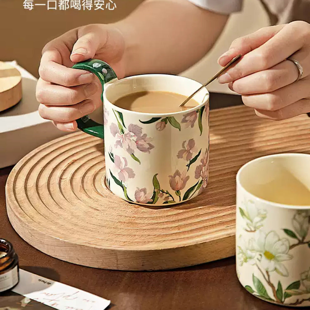 Modern-Sweethome-Iris-Blossom-Ceramic-Mug-–-400ml,-Dishwasher-&-Microwave-Safe-3