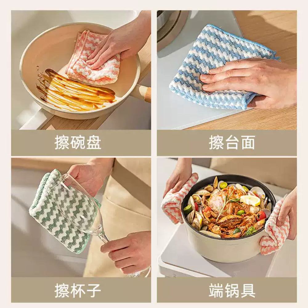 Modern-Housewife-25×25cm-Coral-Fleece-Dish-Cloths---10-Pack-(Random-Colors)-3