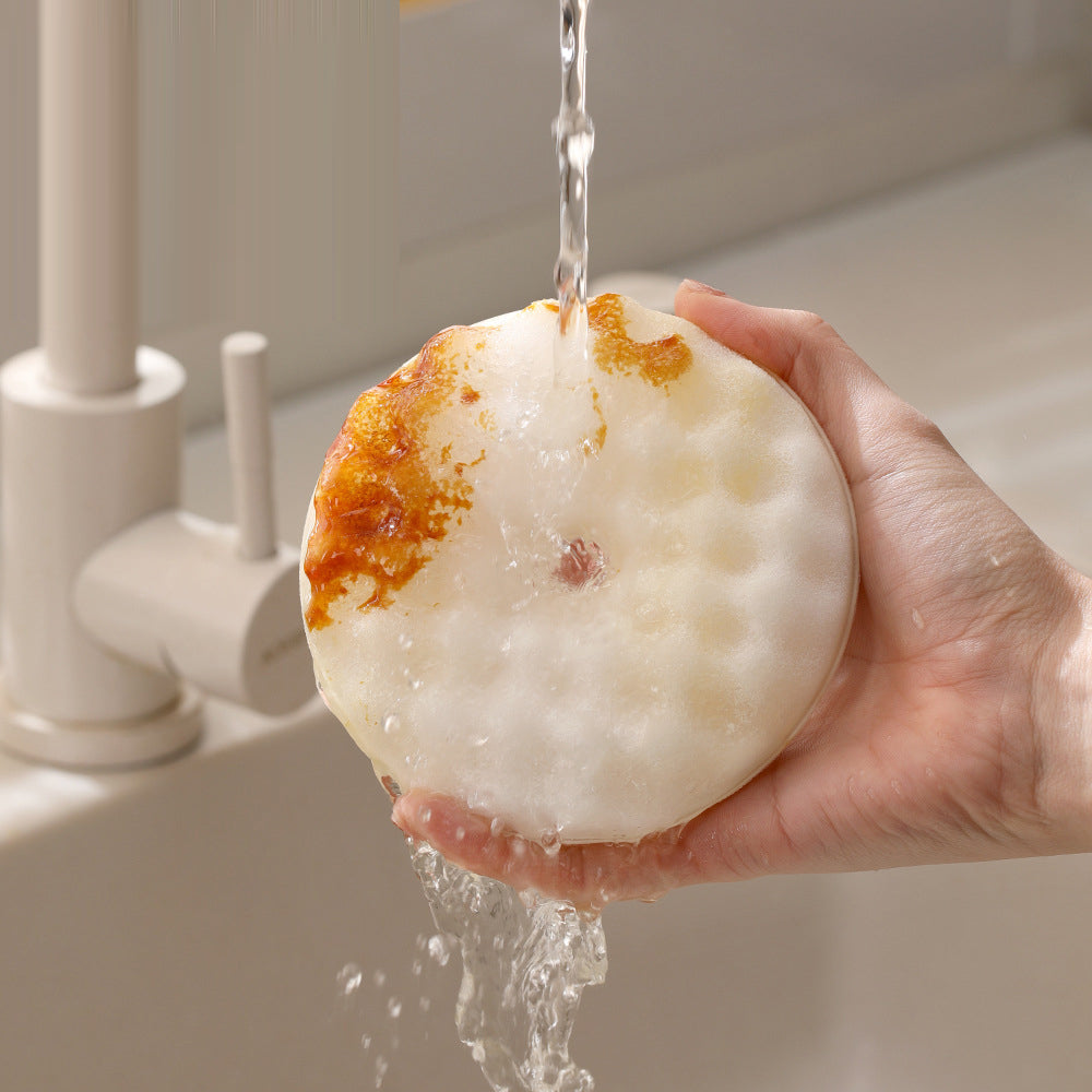 Miếng Bọt Biển Rửa Chén FaSoLa 2 cái + Đế Hút 1 cái – sạch nhanh gọn nhẹ