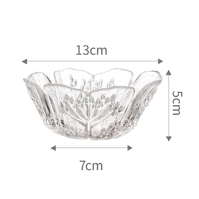 Bát Thủy Tinh Cánh Hoa FaSoLa 1 chiếc – bát thủy tinh hoa văn