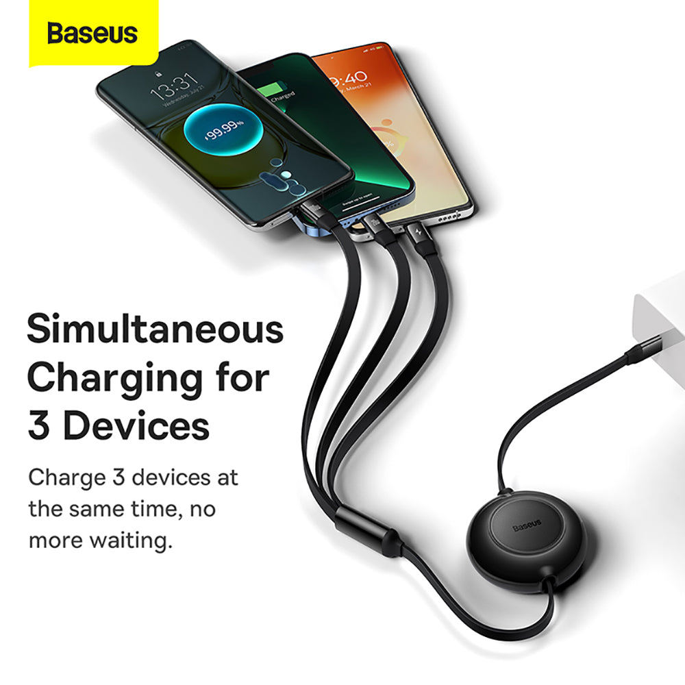 Baseus-Mirror-Series-2-3-in-1-Retractable-Fast-Charging-Cable-Type-C-to-M+L+C-100W-1.1m-Black-1