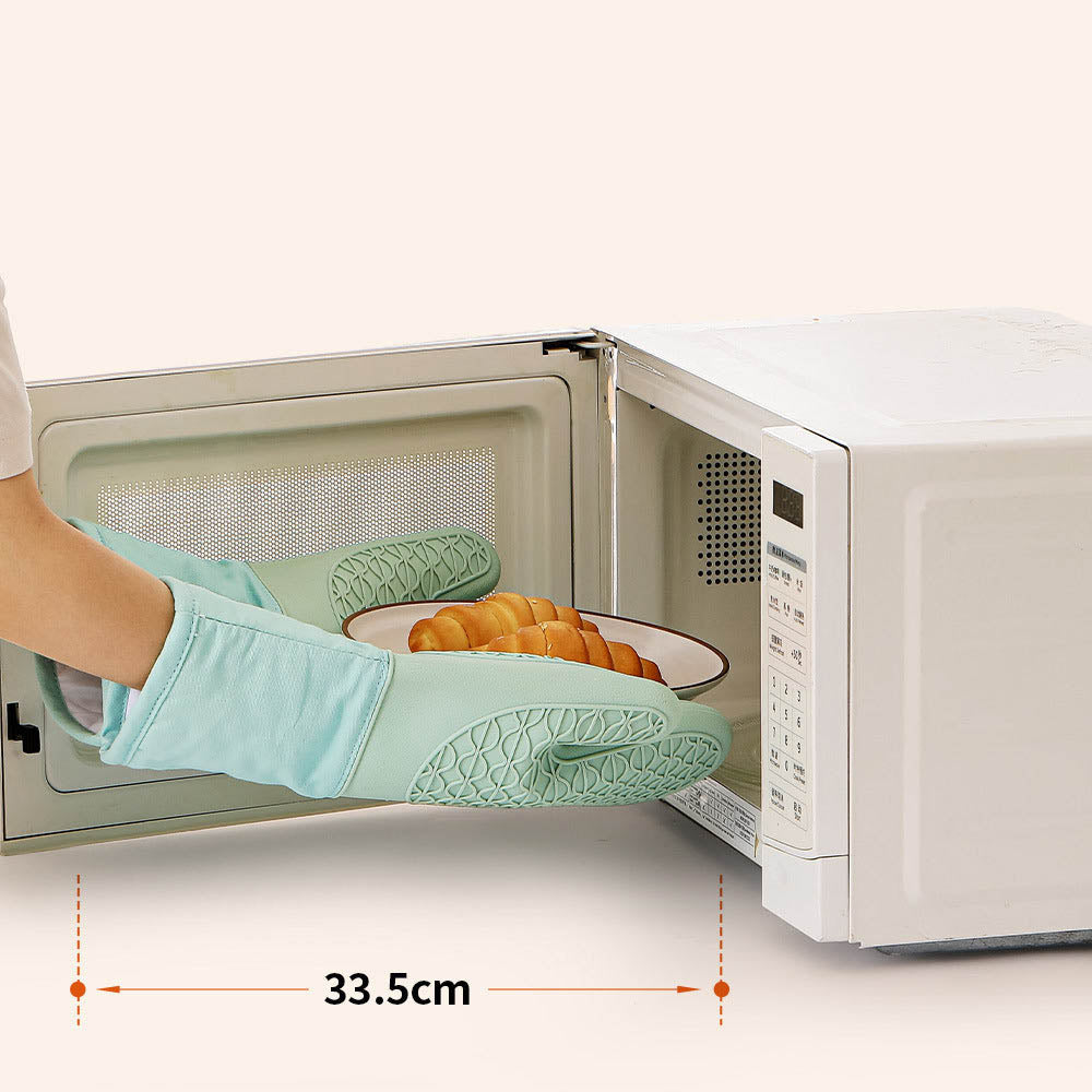 Găng Tay Chịu Nhiệt FaSoLa Màu Xanh 1 chiếc – chống bỏng bếp & nướng