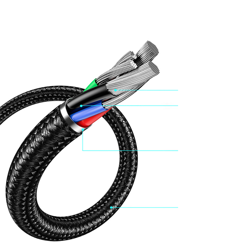 Cáp Sạc Nhanh Baseus USB-C to USB-C 2 m – sạc nhanh 100W, hiển thị công suất