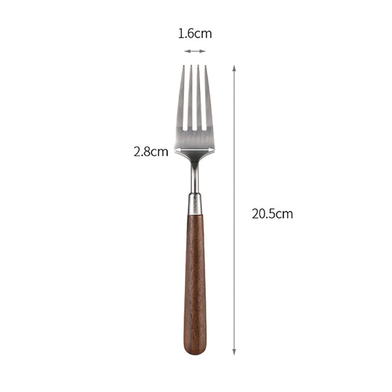 Nĩa Ăn FaSoLa 1 cái – inox 304 cán gỗ cao cấp