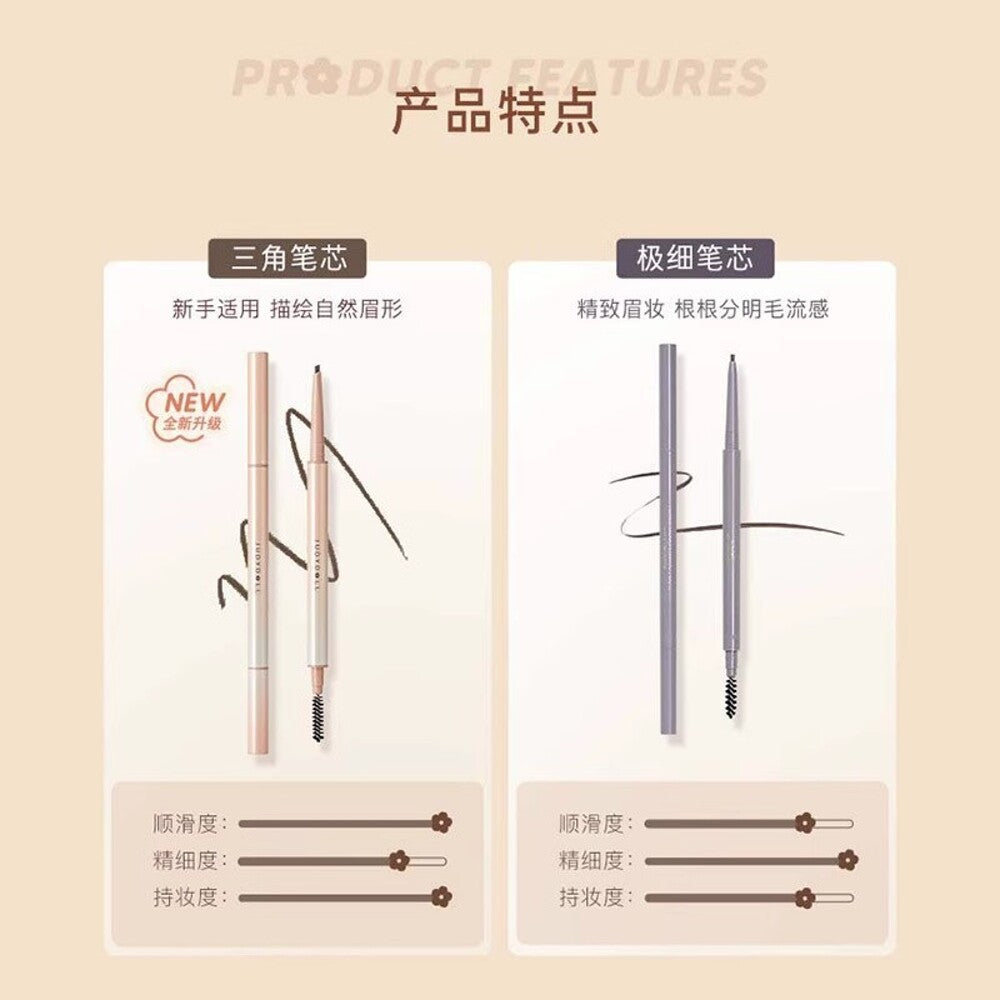 Judydoll-Soft-Focus-Matte-Brow-Sculpting-Pencil-1.8g-–-Triangular-Tip,-Built-In-Spoolie-4
