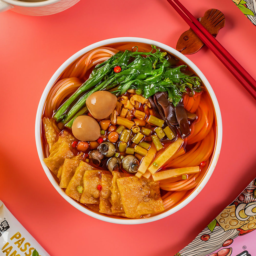 Luo-Xiao-Jiang-Liuzhou-Luosifen-with-Quail-Eggs-360g---Spicy-&-Sour-River-Snail-Rice-Noodles-4