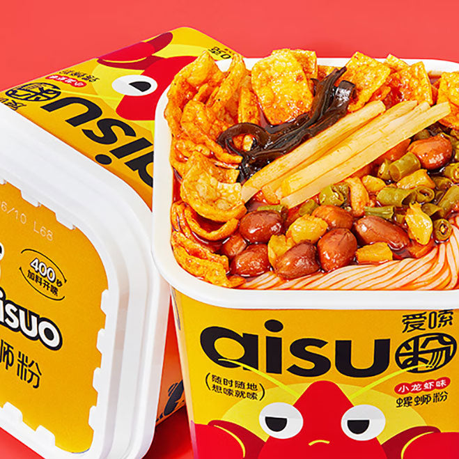 Bún Ốc Liễu Châu Aisuo Vị Tôm Càng 230 g – bún ốc chua cay chuẩn Liuzhou
