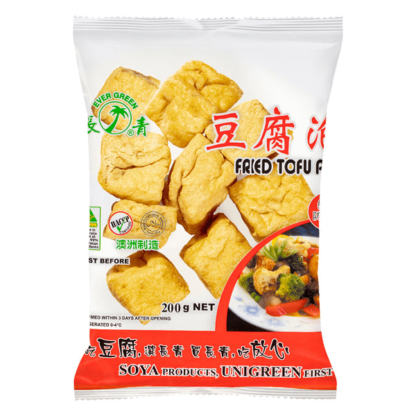 Đậu hũ chiên phồng Ever Green 200 g – giòn tan, tiện nấu lẩu & xào