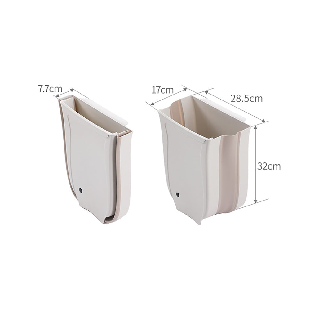 Thùng Rác Gấp Gọn FaSoLa 9.7 L – treo cửa tủ tiết kiệm không gian
