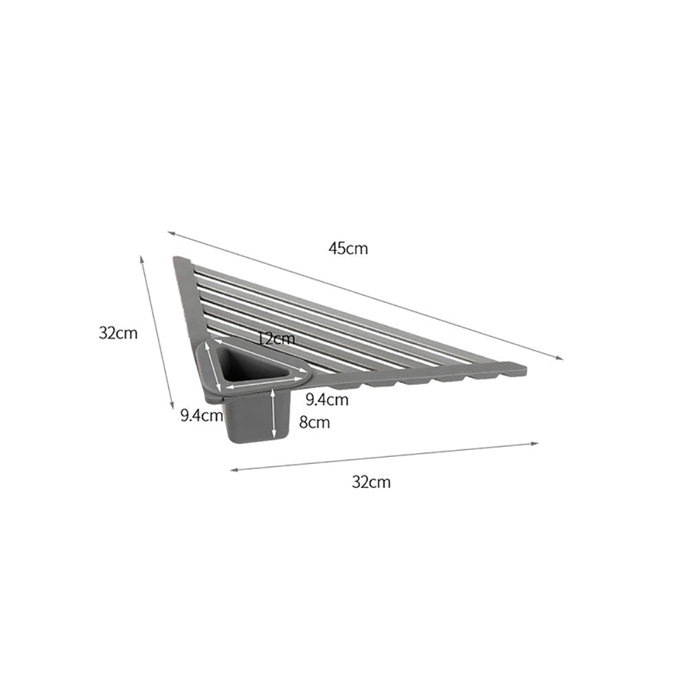 Giá Ráo Nước Tam Giác Nhỏ FaSoLa 1 chiếc – phụ kiện bồn rửa tiện dụng
