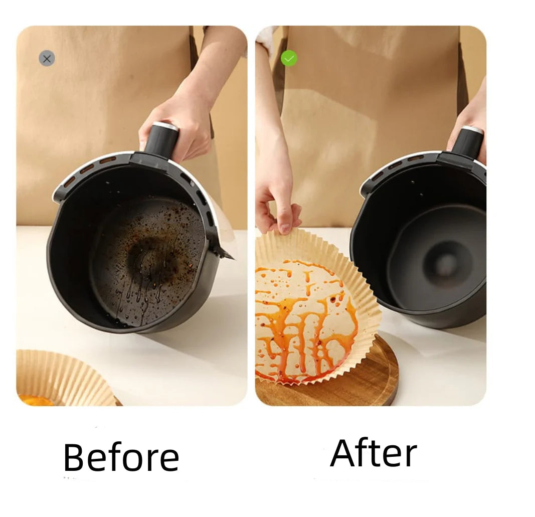 FaSoLa Giấy Lót Nồi Chiên Không Dầu 16 cm × 30 miếng – chống dính tiện lợi