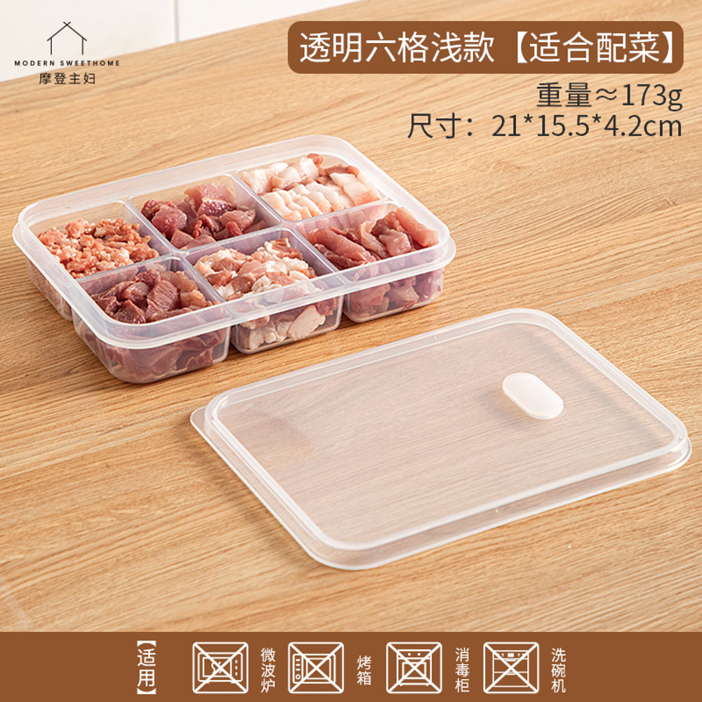 Modern-Housewife-6-Compartment-Transparent-Food-Storage-Box-–-790ml-5