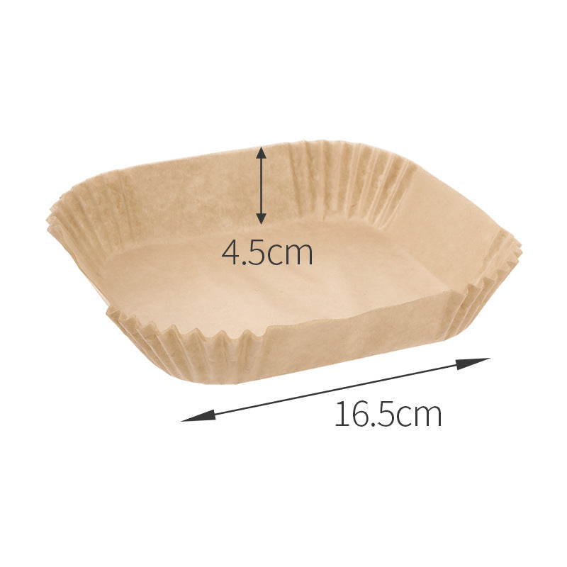 FaSoLa-Air-Fryer-Paper-Liners---Square,-Natural-Color,-16.5x16.5cm,-30-Pieces-1