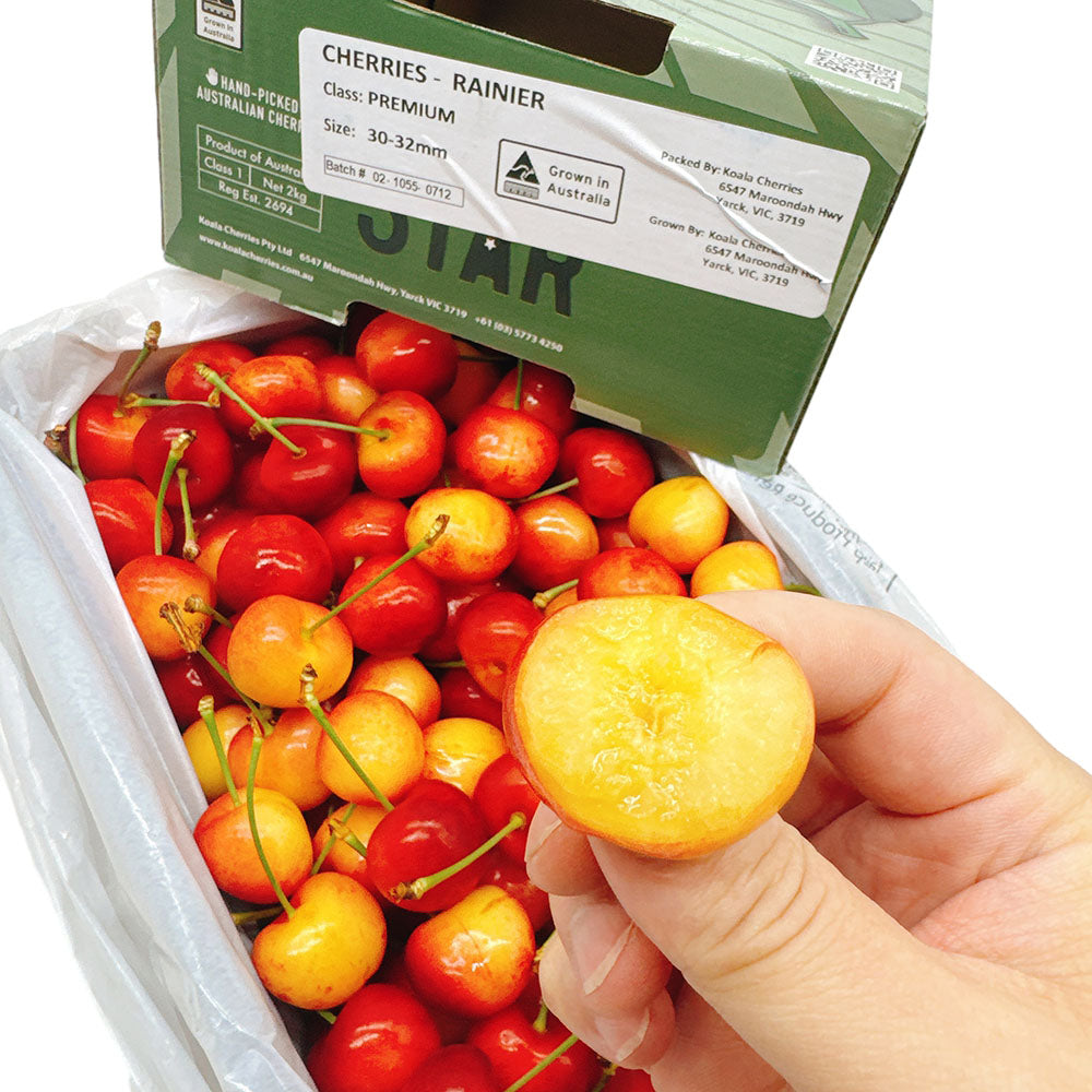 Cherry trắng Rainier Koala 2 kg – vị ngọt thanh, giòn mọng