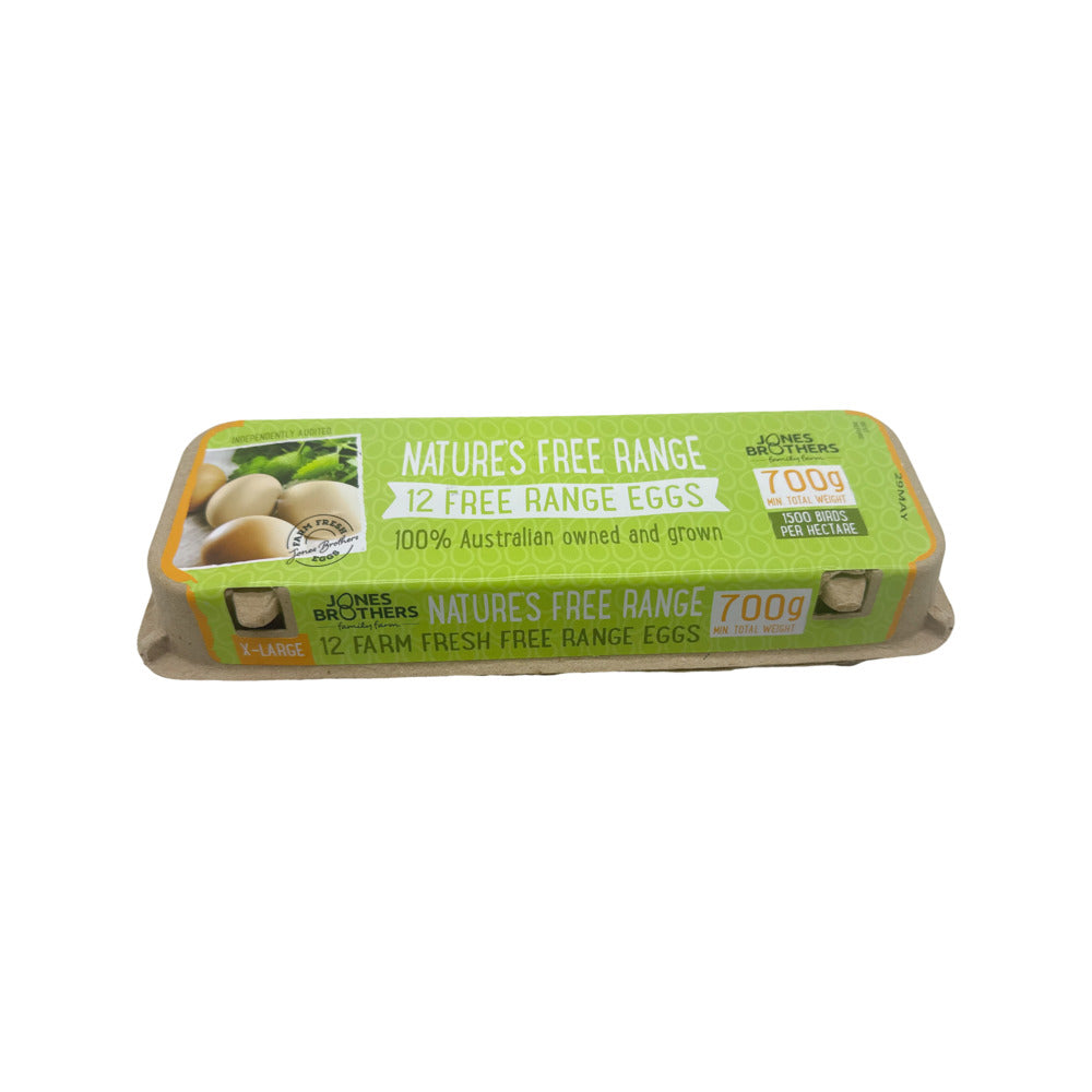 Jones-Bros-Nature's-Free-Range-Eggs-XL---12-Pieces,-700g-1