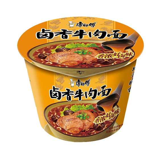 Master Kong Braised Beef Noodles - Bowl Pack 110g