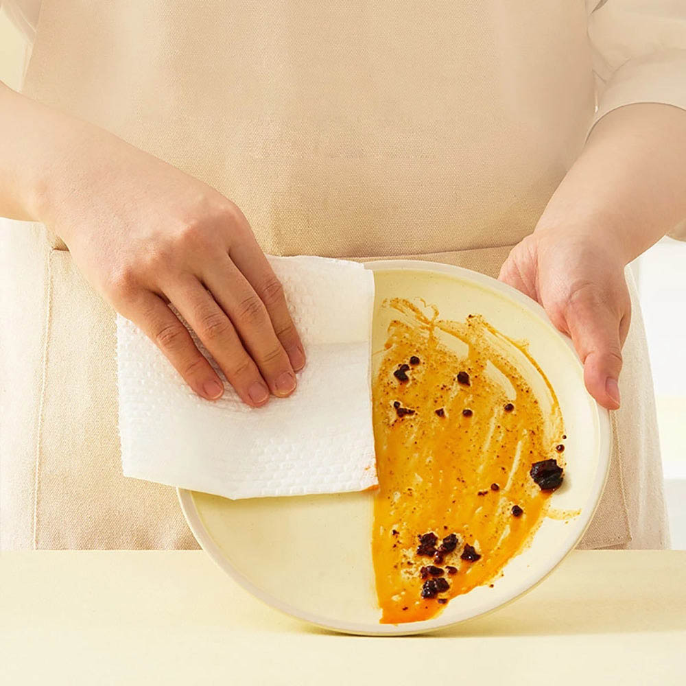 Khăn Lau Lifease Lazy Wipes 60 tờ/cuộn – khăn lau đa năng siêu thấm