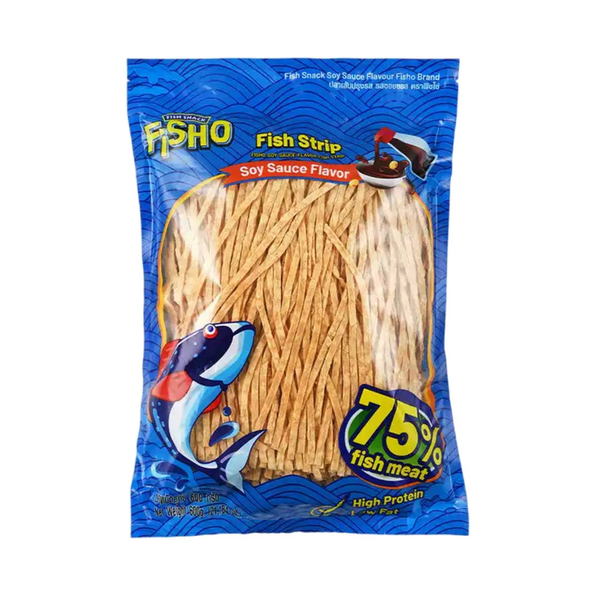 FISHO Thai Soy Sauce Flavor Fish Strips - 600g – Asian Groceries ...