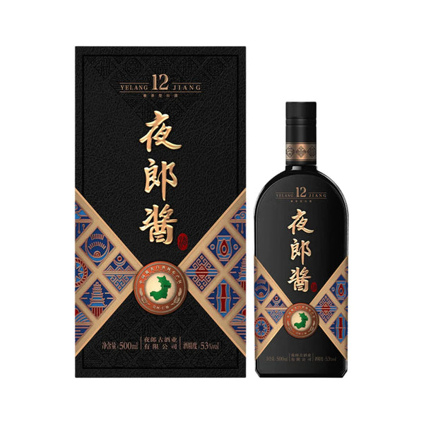 Yelang Jiang 12-Year Moutai-Style Baijiu 53% 500ml