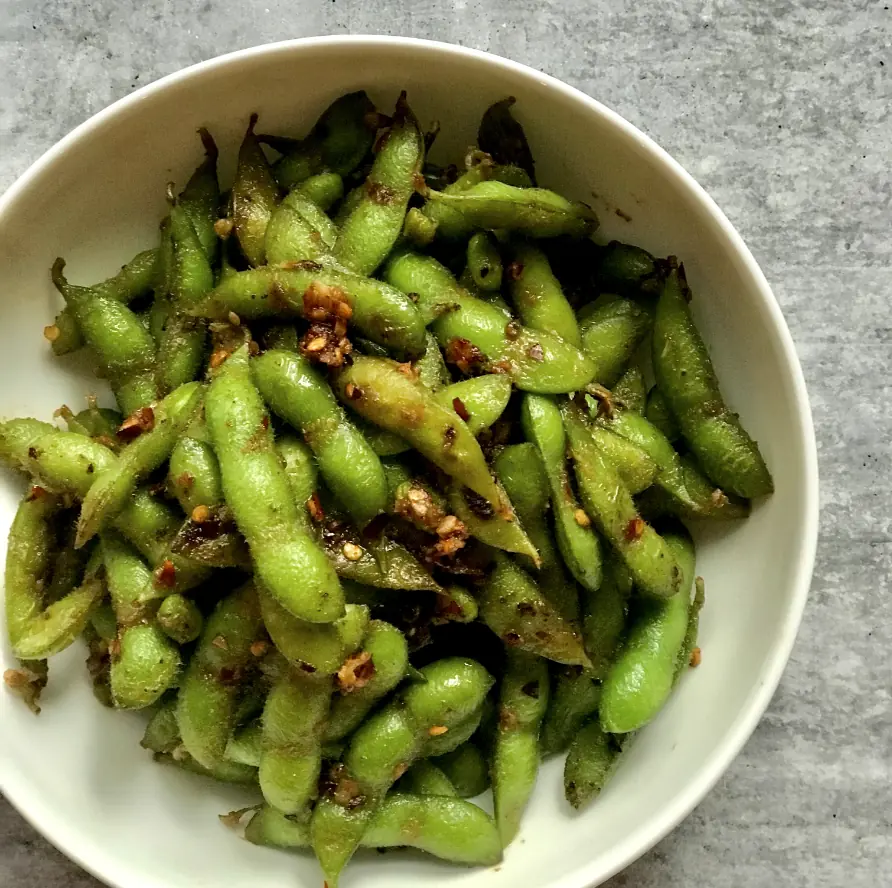 Spicy Miso Butter Edamame