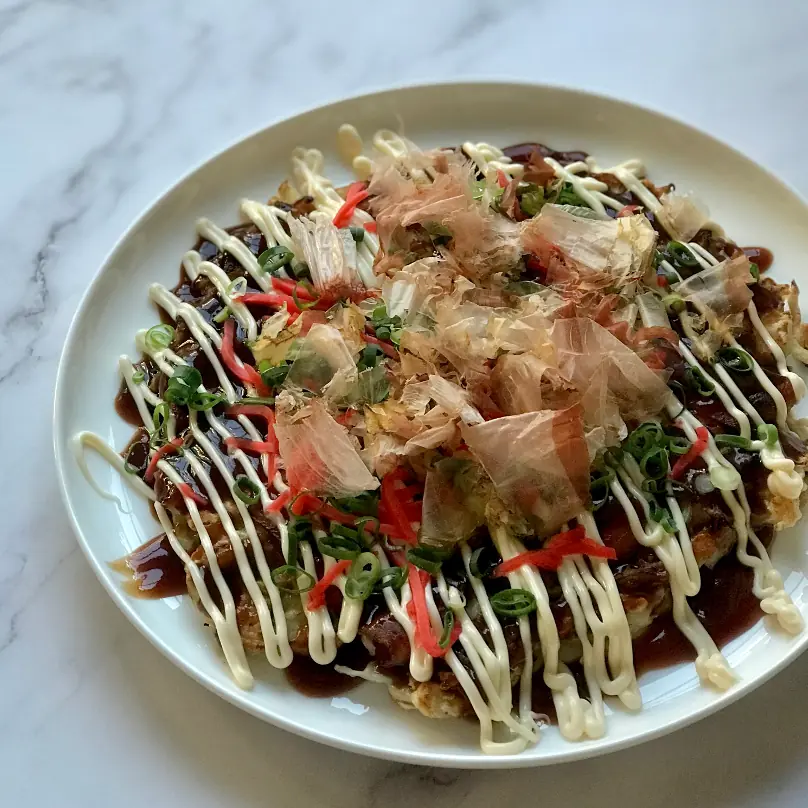 Simple Okonomiyaki 