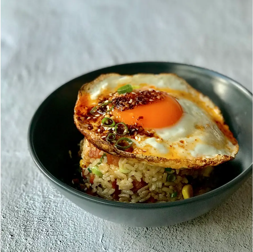 Quick Spam Fried Rice