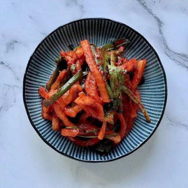 Quick Radish Kimchi