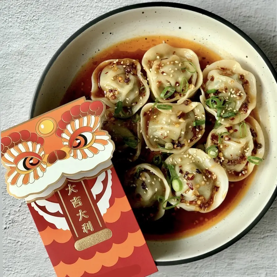 Dumplings in Chilli Oil Dumplings in Chilli Oil