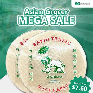 Who else is craving a delicious roll? 🤤 

Lion Rice Paper 22cm is now on sale at AG Marketplace! 🎊 Check out our Everyday Save section for amazing deals on quality groceries! Save BIG! 💚🛒

We're open every day: 7 AM - 11 PM (midnight on Friday & Saturday!).

📍Lower Ground of @littlesaigonplaza
🚗 Free underground parking via Kitchener Parade

#ricepaper #lionricepaper #cheaprice #noodlewall #ramen #buldak #noodle #AGMarketplace #AsianGrocerOnline #Bankstown #Sydney #AsianMarket #Asian #Supermarket #Quality #Affordable #AsianGroceries #EasyShopping #GreatValue #FreshMeat #Meat #Pork #Chicken #Beef #WagyuSpecial #Wagyu #MB89 #Discount #Special