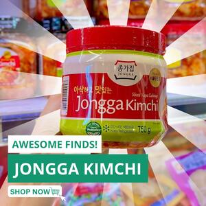 Awesome Finds - Jongga Kimchi!

Add a kick to your dishes with Jongga Kimchi - the number 1 Kimchi brand in Korea! This Korean staple is just what you need for a flavorful adventure at home. Stop by and grab a jar today at AG Marketplace or have it delivered through Asian Grocer Online! 

📍 Lower Ground of @littlesaigonplaza 
🚘 Free underground parking via Kitchener Parade
🌐 Order Asian groceries online by visiting our website www.asiangroceronline.com.au 

#Asianfood #Jongga  #Kimchi #koreanfood #koreanstyle  #spicy #AGMarketplace #AsianGrocerOnline #Bankstown #Sydney #AsianMarket #HomeCooking #Grocery #Asian #Supermarket #Shopping #foodie #fresh