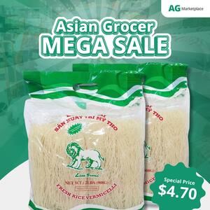 🍜 Stock up on Lion Bun Tuoi Fresh Rice Vermicelli at a steal! 🔥 

But that's not all! AG Marketplace is LOADED with amazing sales you HAVE to see! 🤩 Plus, our 