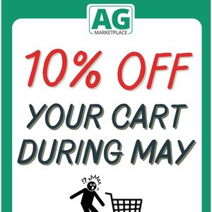 Score 10% OFF your entire cart this May at AG Marketplace Bankstown!
Stock is limited – don’t wait to grab your favourites!

Shop now and save before it’s gone ⏳🛒✨

#AGMarketplace #MaySale #10PercentOff #LimitedStock #ShopAndSave #SustainableShopping  #ShopSmart #DealAlert