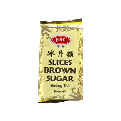 HAC Slices Brown Sugar 400g